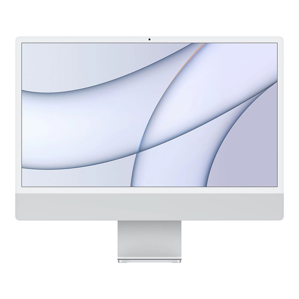 Apple iMac 24" Retina 4,5K, M1 8C CPU, 8C GPU, 8 ГБ, 512 Гб SSD, серебристый