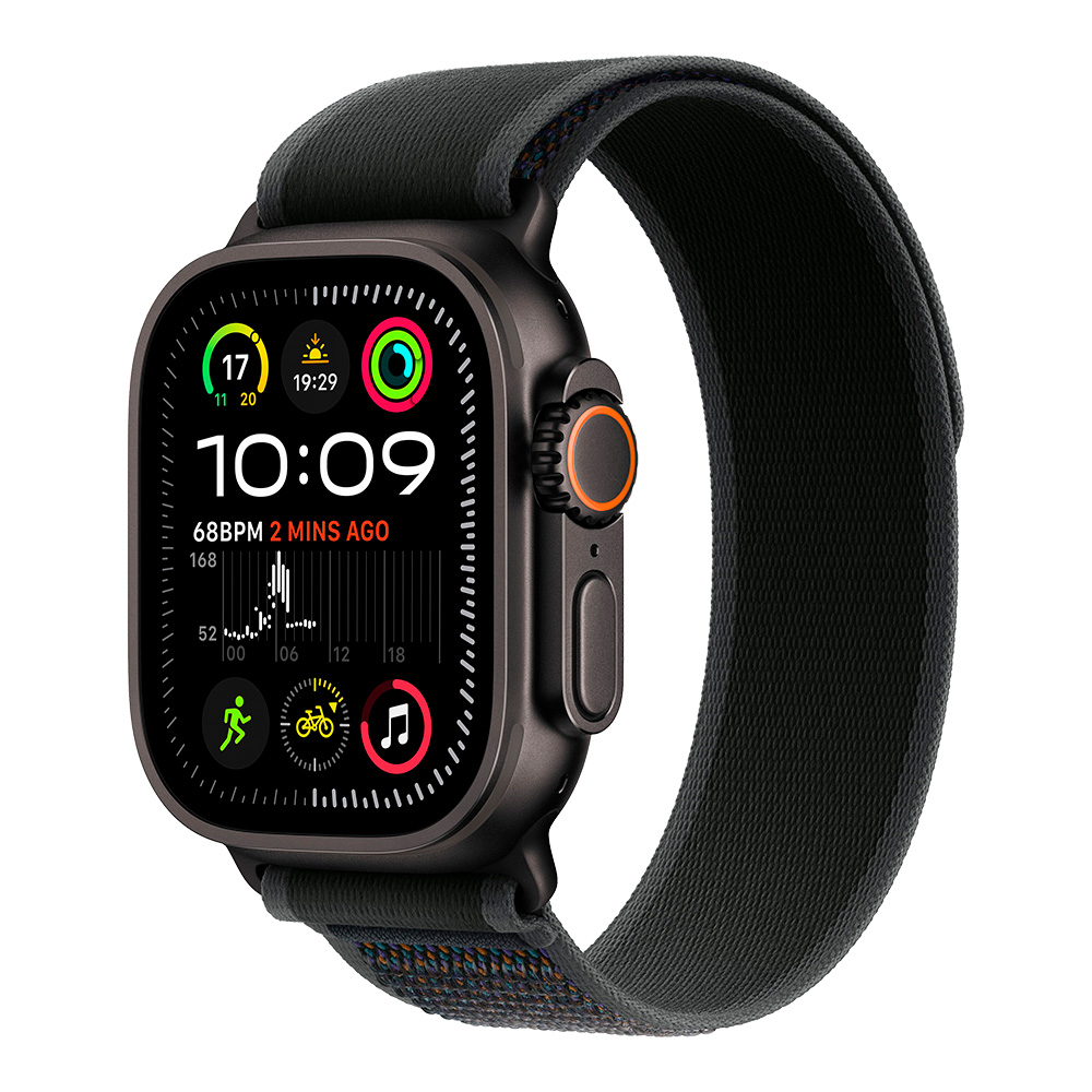  Apple Watch Ultra 2, ремешок Trial чёрный M/L