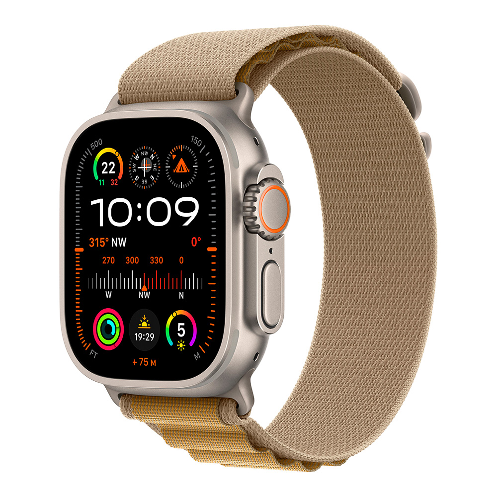  Apple Watch Ultra 2, ремешок Alpine коричневый L