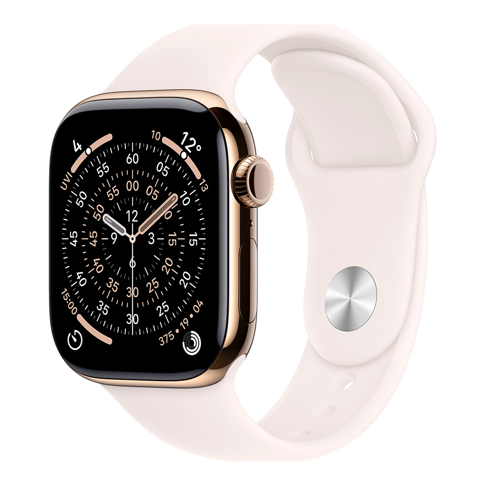  Apple Watch Series 11, 42 мм, золотой титан, спортивный ремешок M/L