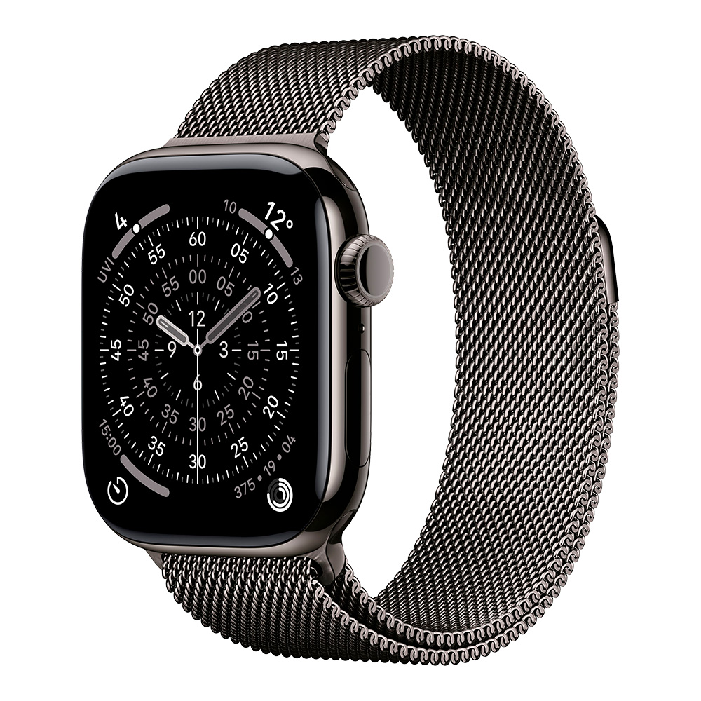  Apple Watch Series 11, 42 мм, сланцевый титан, ремешок Milanese