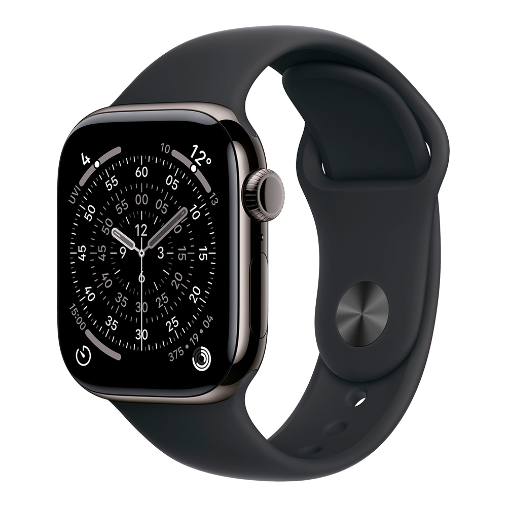  Apple Watch Series 11, 42 мм, сланцевый титан, спортивный ремешок M/L