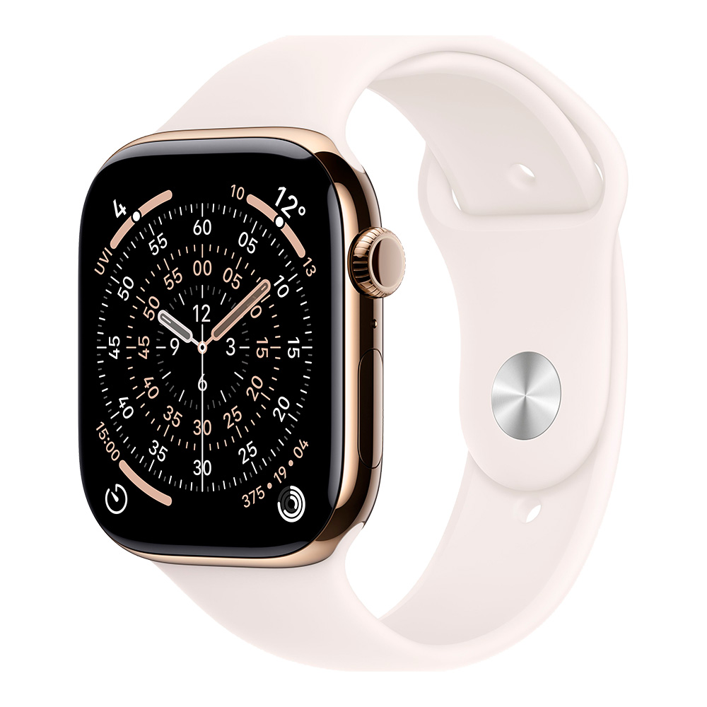  Apple Watch Series 11, 46 мм, золотой титан, спортивный ремешок M/L